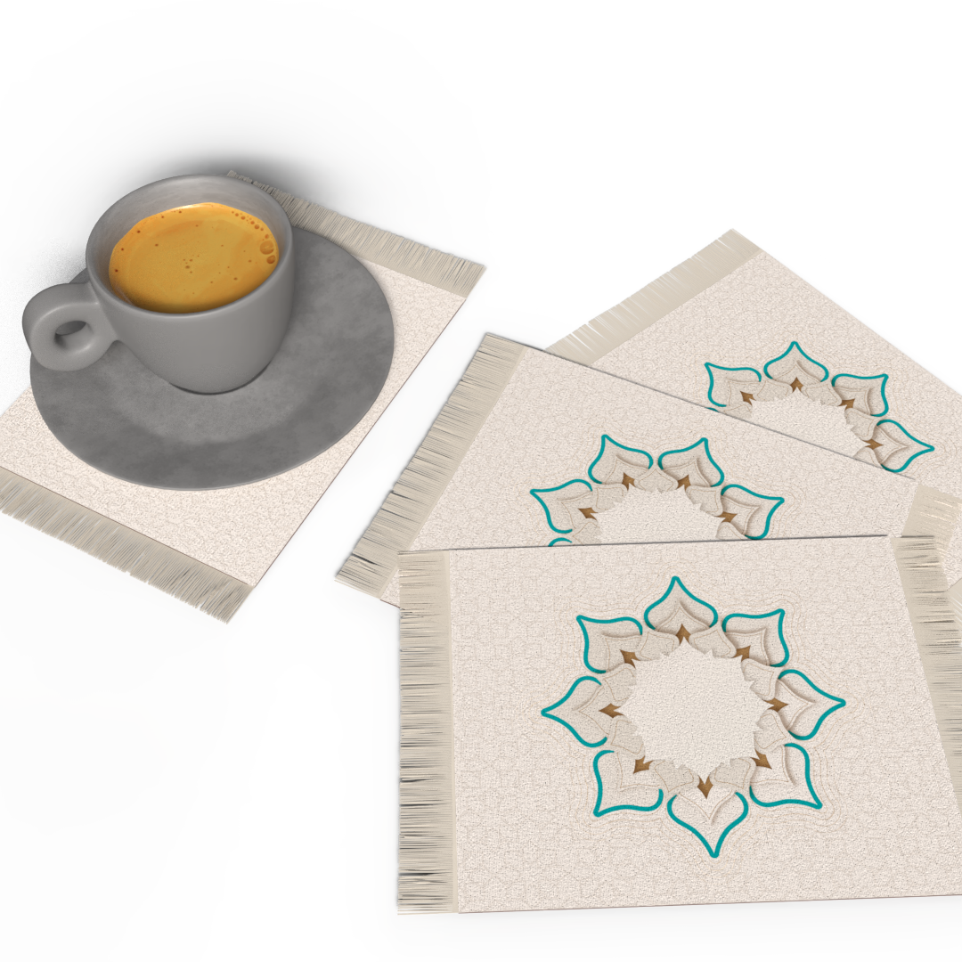 Dorra - RUG COASTER SET