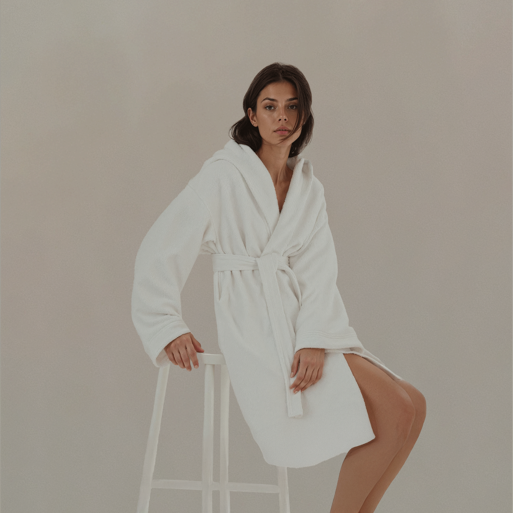 Hotel Cotton Bathrobe - 1350gm - Velour
