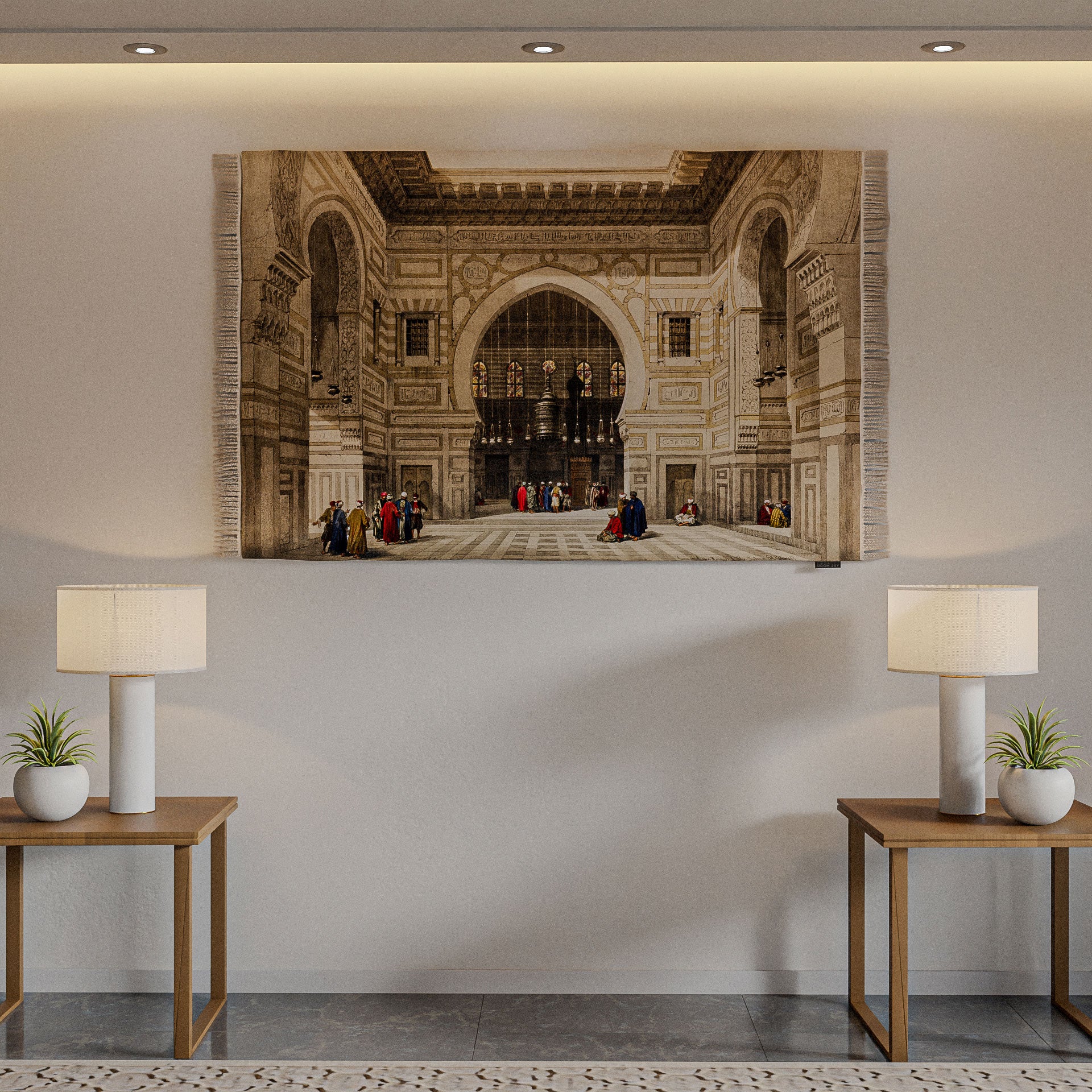 Wall Rug - Mosque of the Sultan the Ghoree illustration