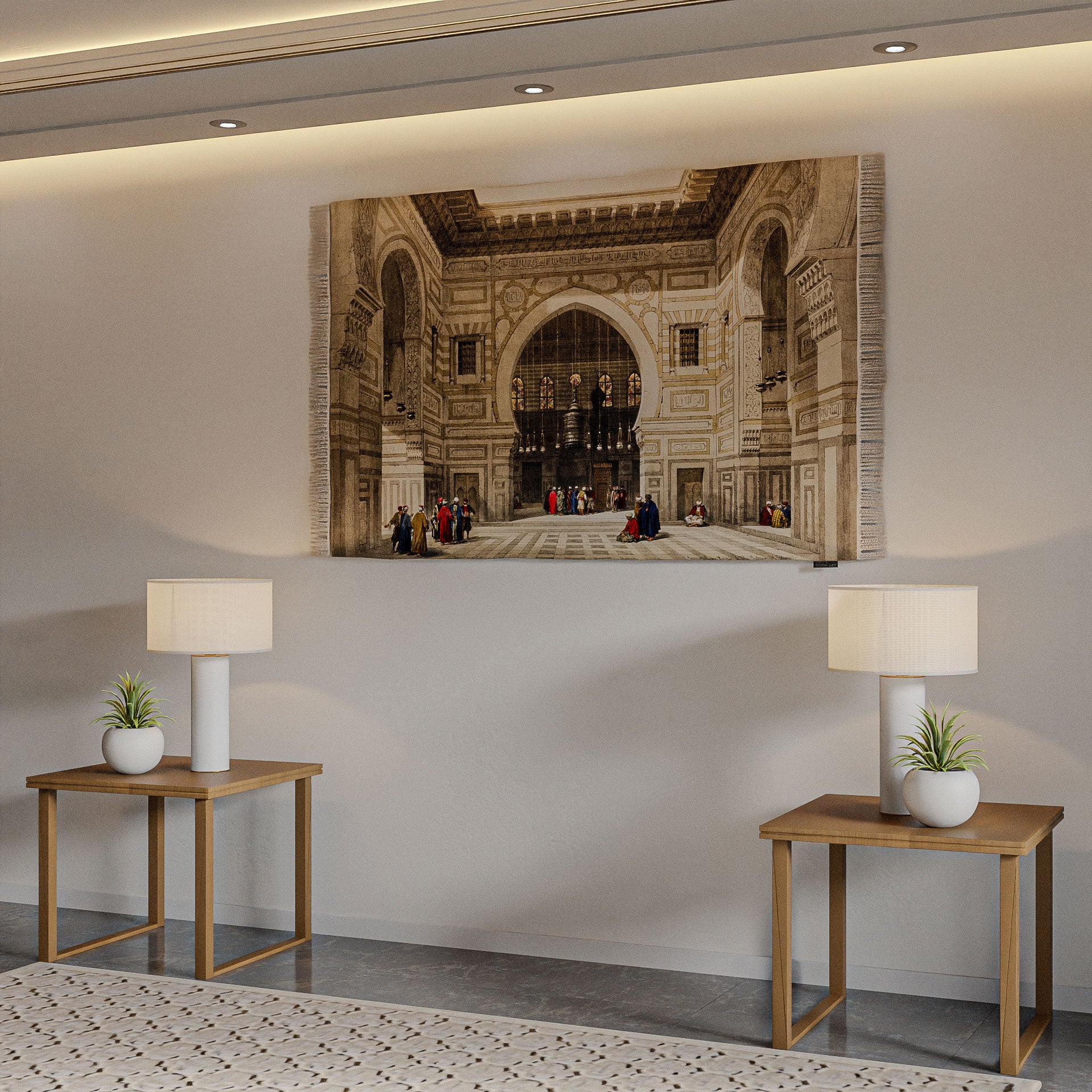 Wall Rug - Mosque of the Sultan the Ghoree illustration