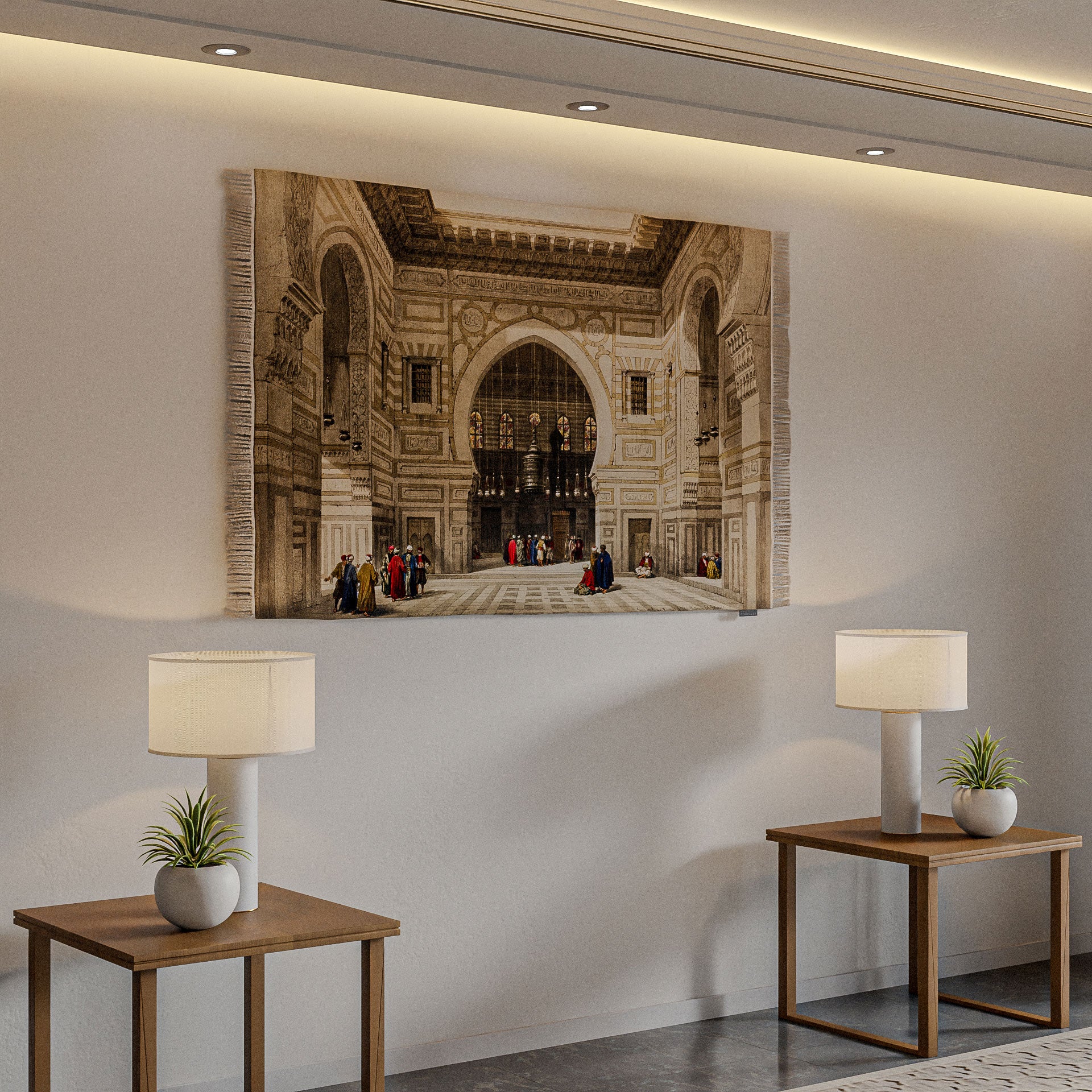 Wall Rug - Mosque of the Sultan the Ghoree illustration