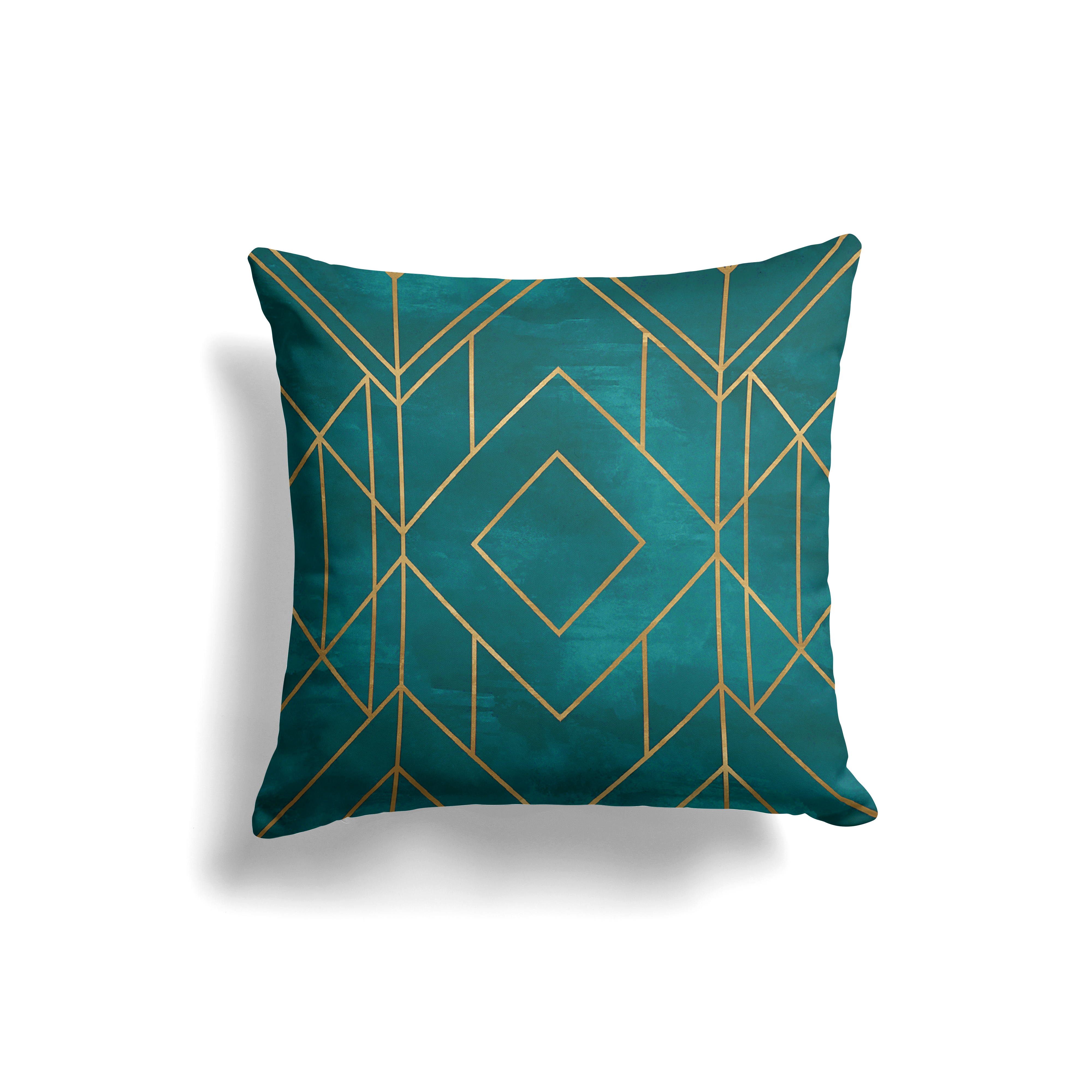 Golds Teal Cushion