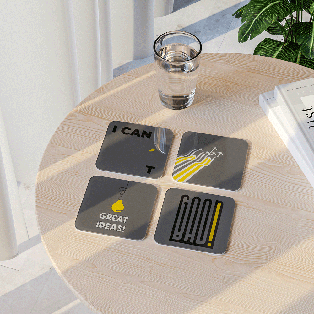 Vibe - Acrylic Coaster Set