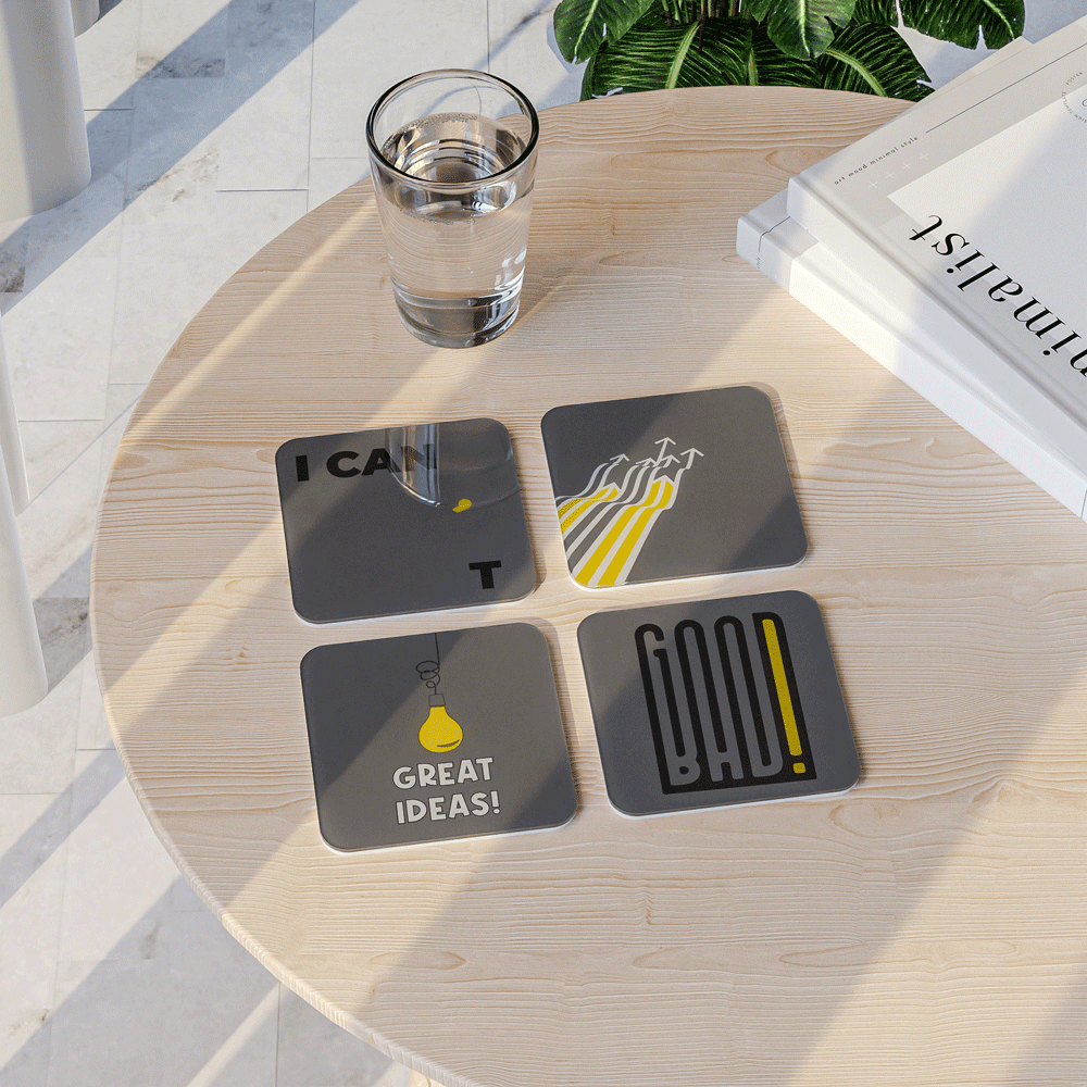 Vibe - Acrylic Coaster Set