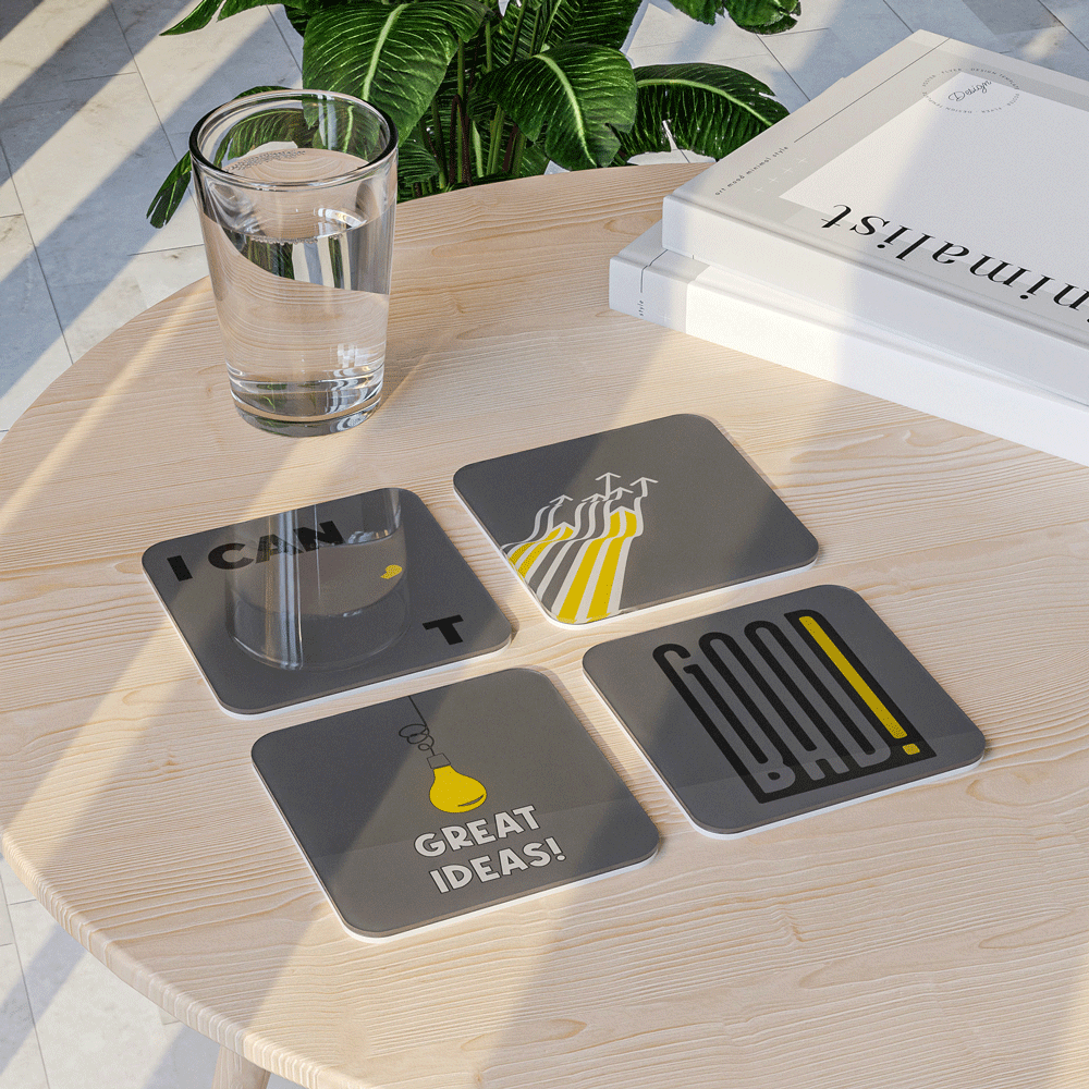 Vibe - Acrylic Coaster Set