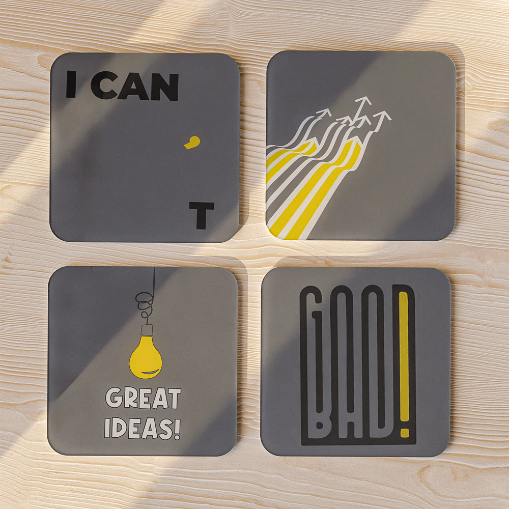 Vibe - Acrylic Coaster Set
