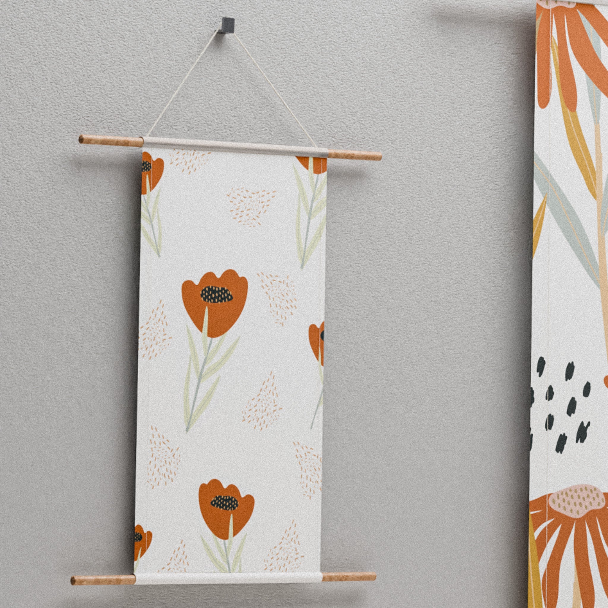 Ensemble d'affiches en tissu Oia