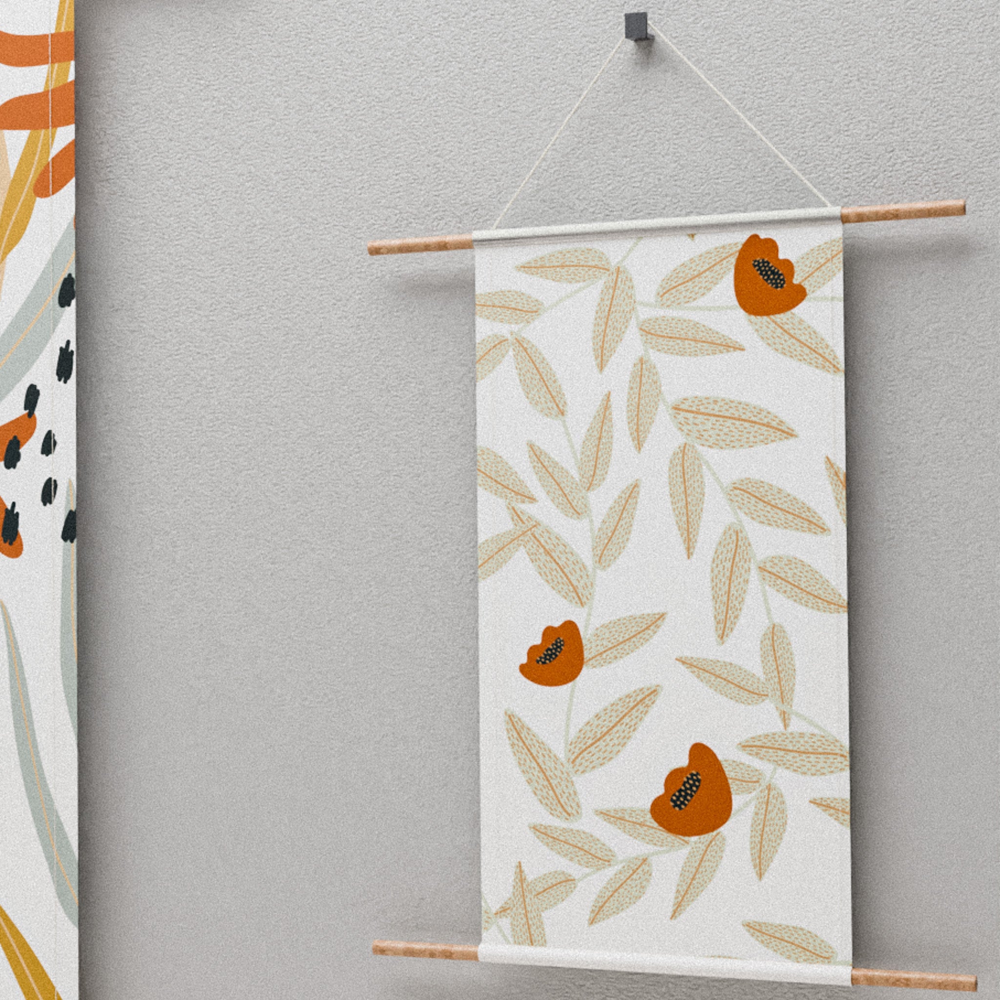 Ensemble d'affiches en tissu Oia