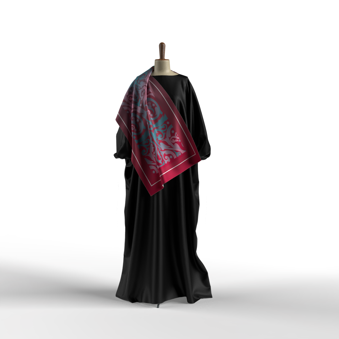 Prayer Wear - Isdal AL-HEDAYA FUCHSIA & TURQUOISE