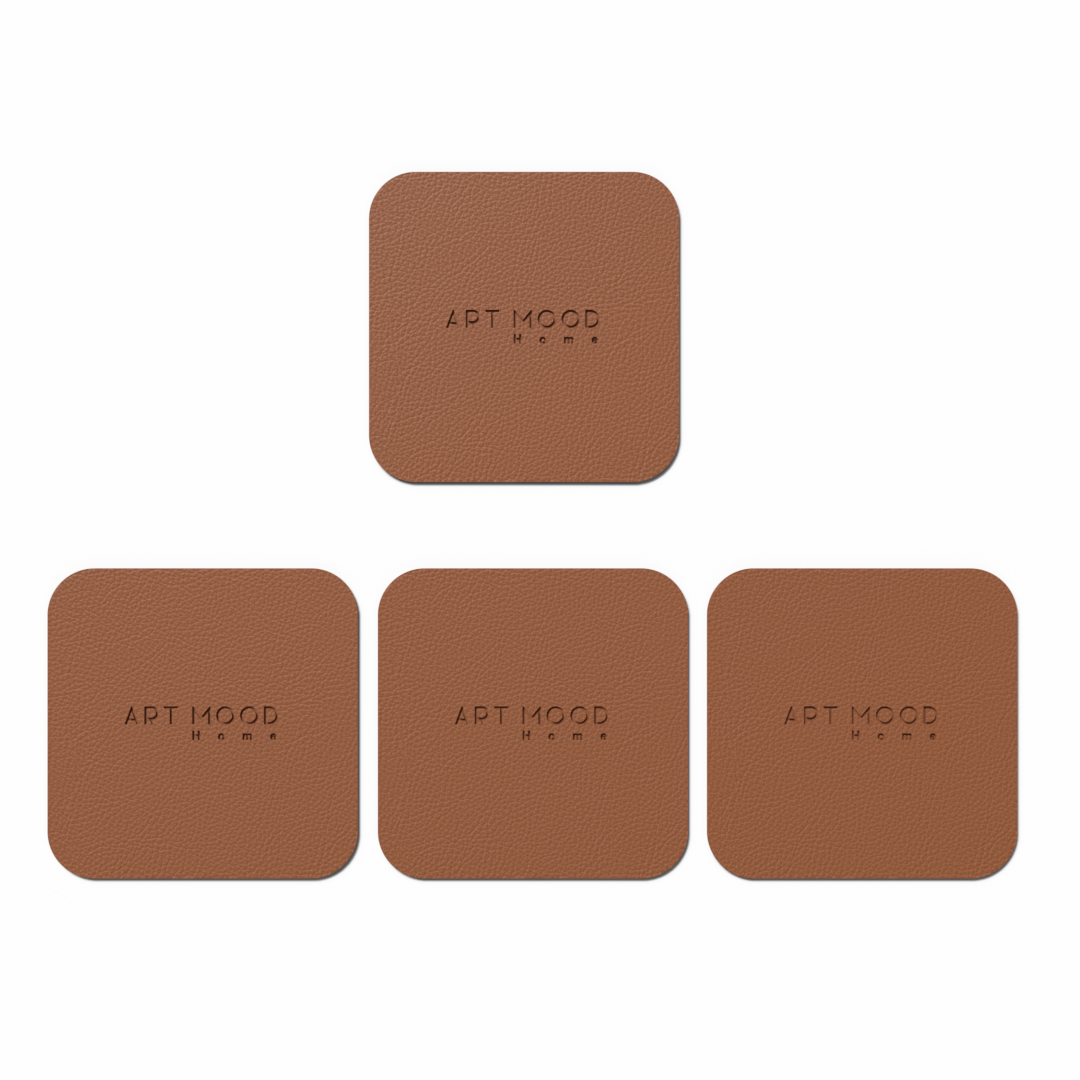 Leather Coaster Set - Havan 2