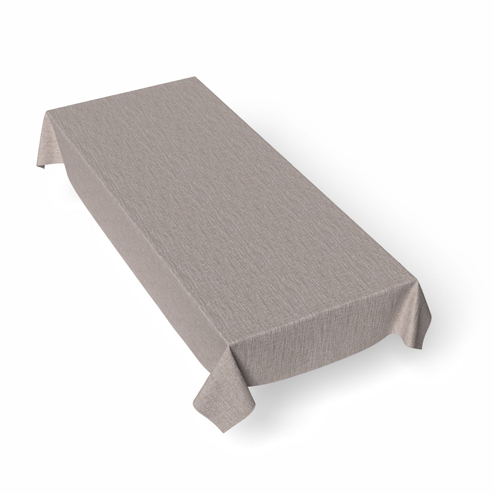 مفرش طاولة من الكتان - بيچ فاتح