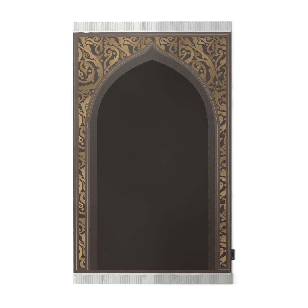 Prayer Mat AL-Hedaya Brown - Velvet