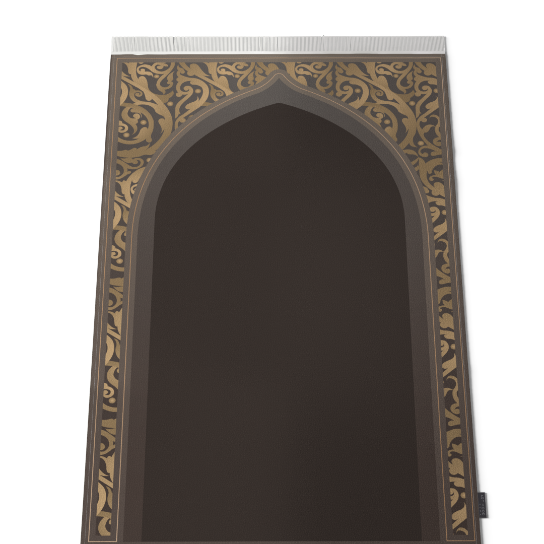 Prayer Mat AL-Hedaya Brown - Velvet