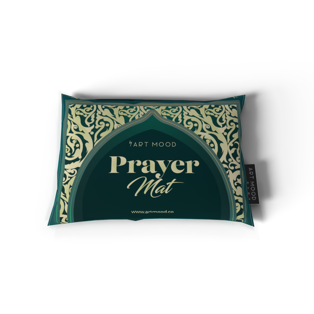 Prayer Mat AL-Hedaya Green - Velvet