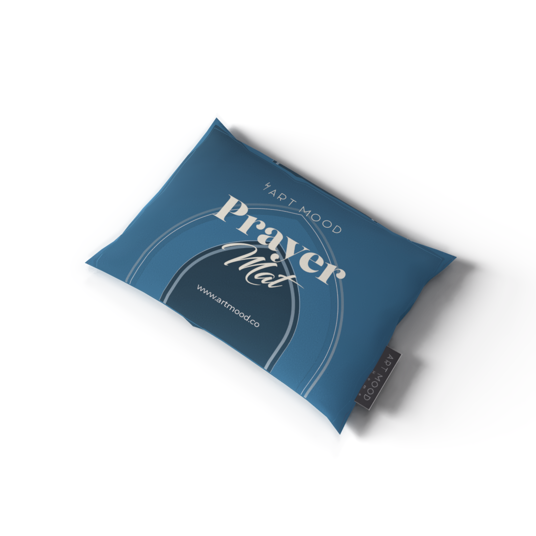 Prayer Mat AL-Taqwa Blue - Velvet