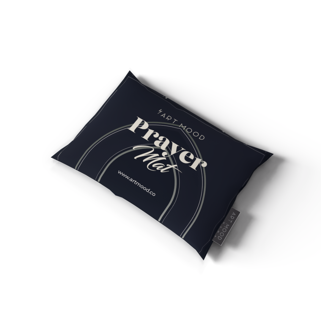 Prayer Mat AL-Taqwa Dark Blue - Velvet