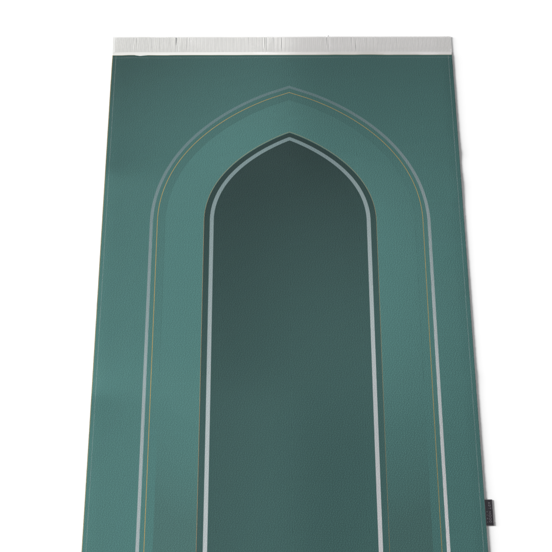 Prayer Mat AL-Taqwa Green - Velvet