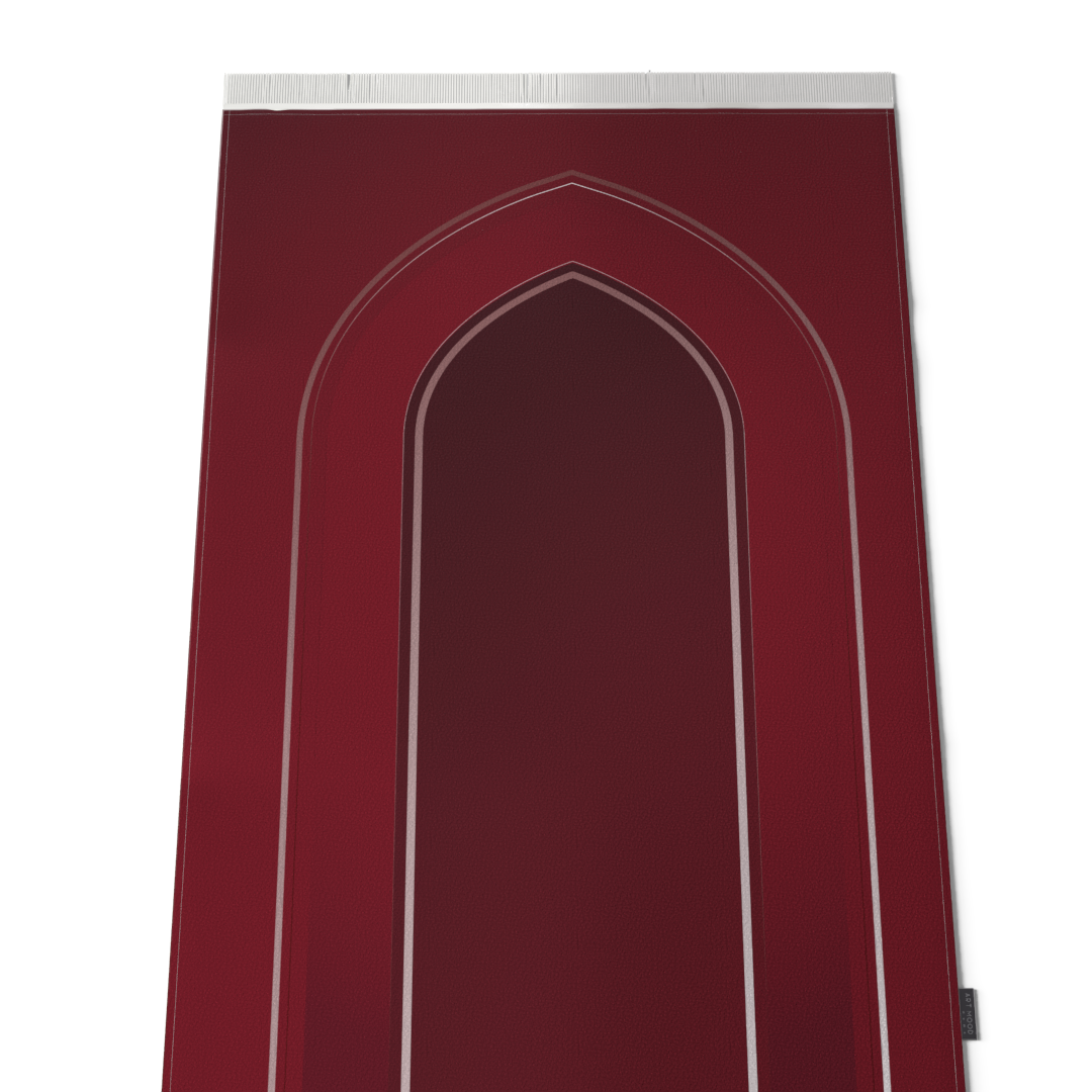 Prayer Mat AL-Taqwa Red - Velvet