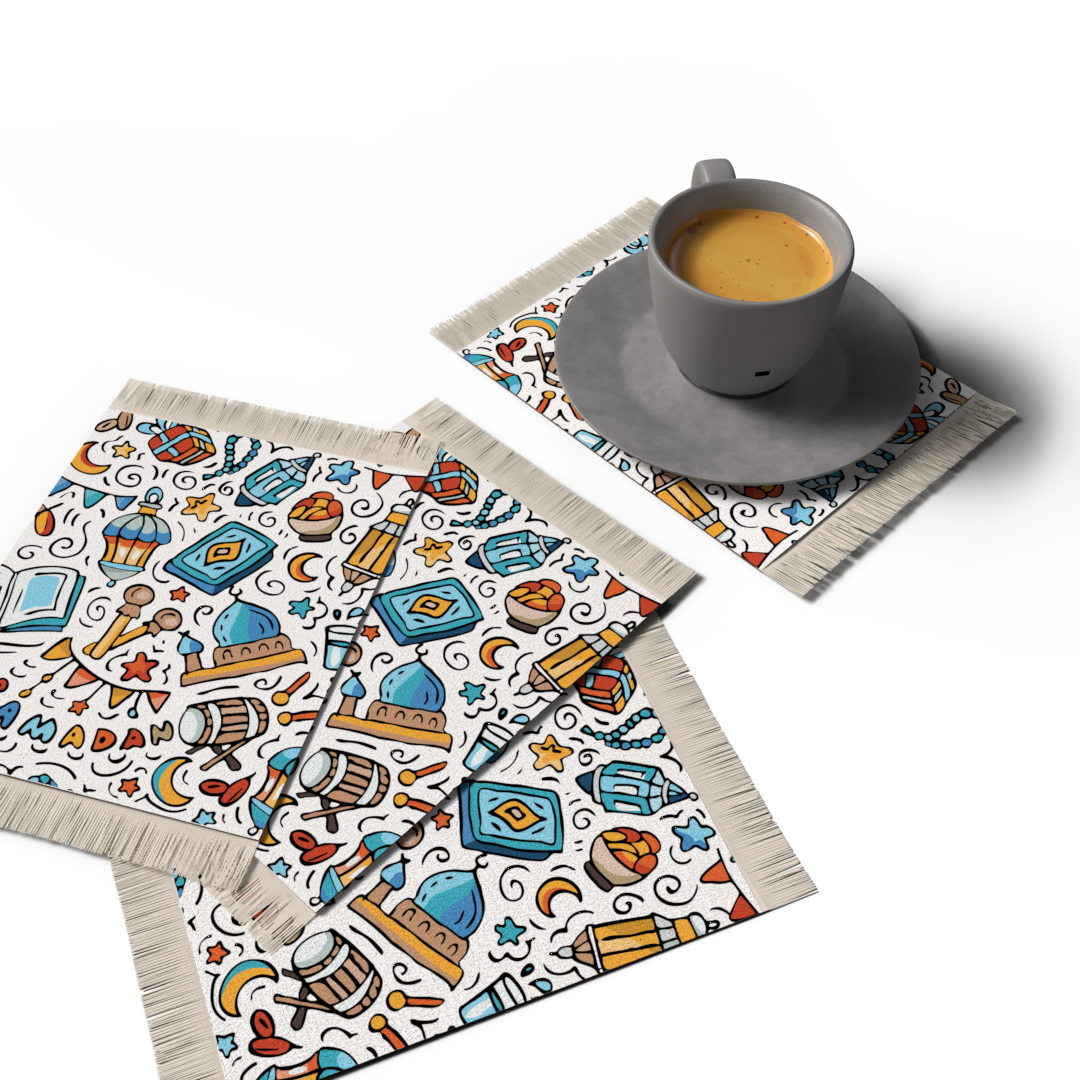 Oros - ENSEMBLE DE DESSOUS DE VERRE TAPIS