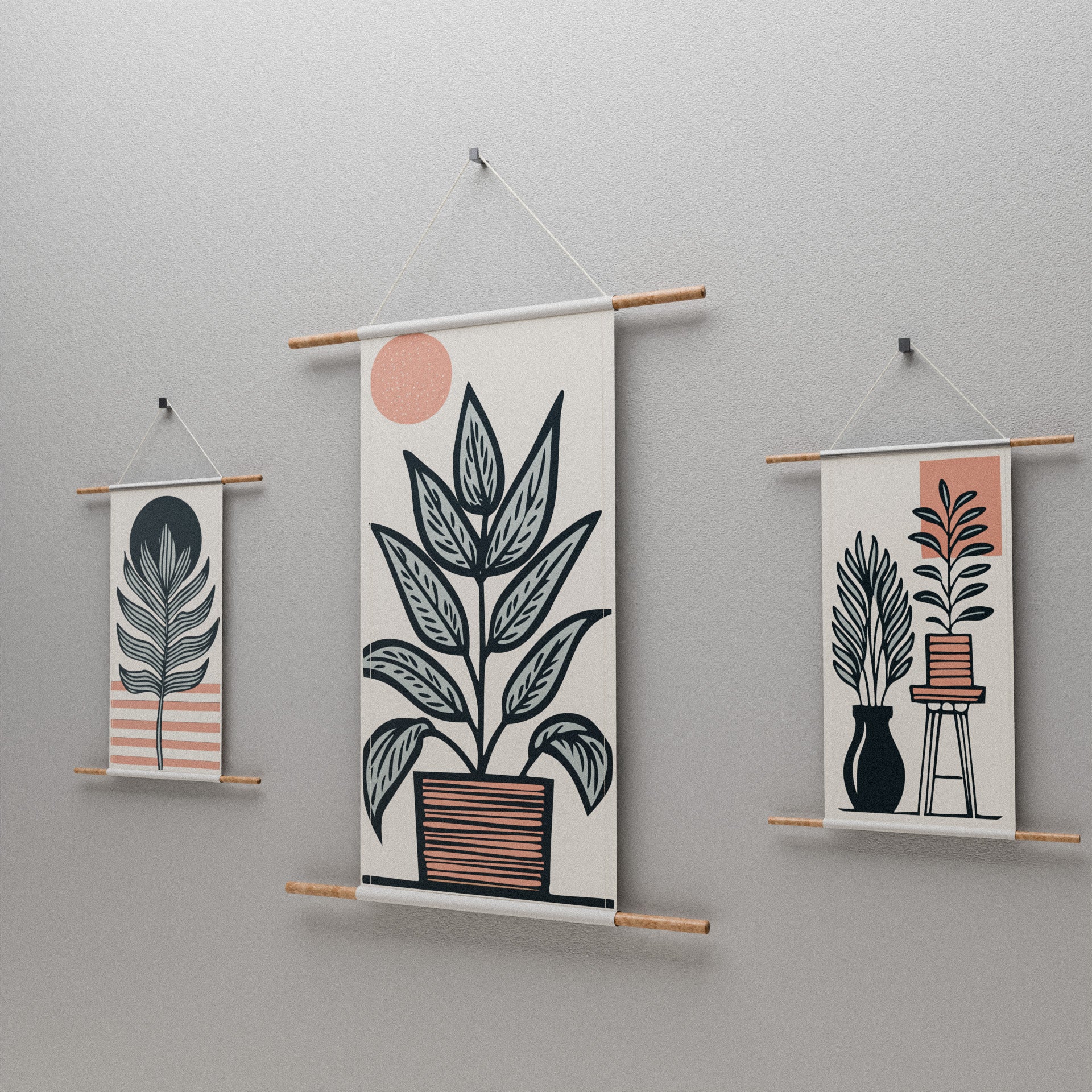 Ensemble d'affiches en tissu Arches