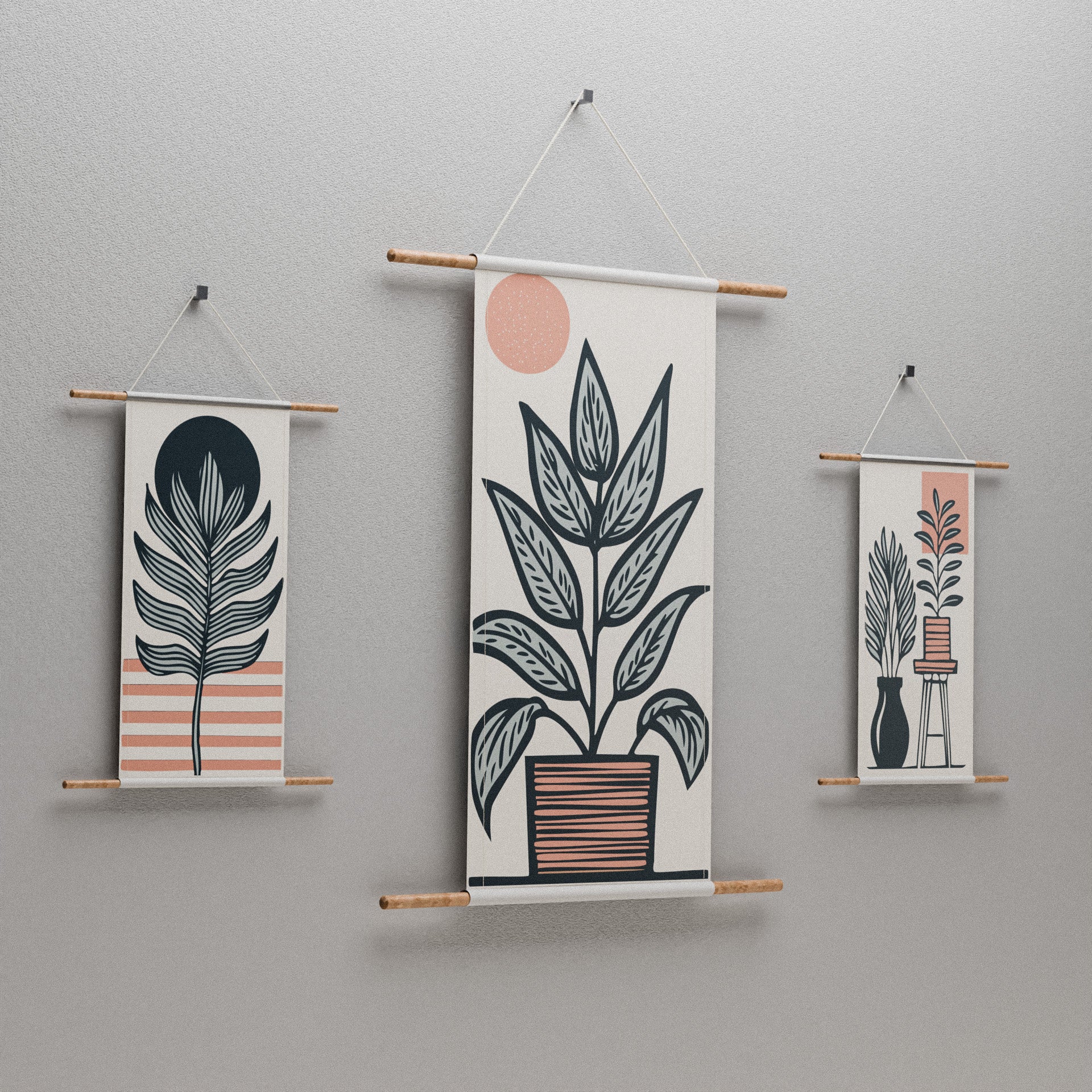 Ensemble d'affiches en tissu Arches