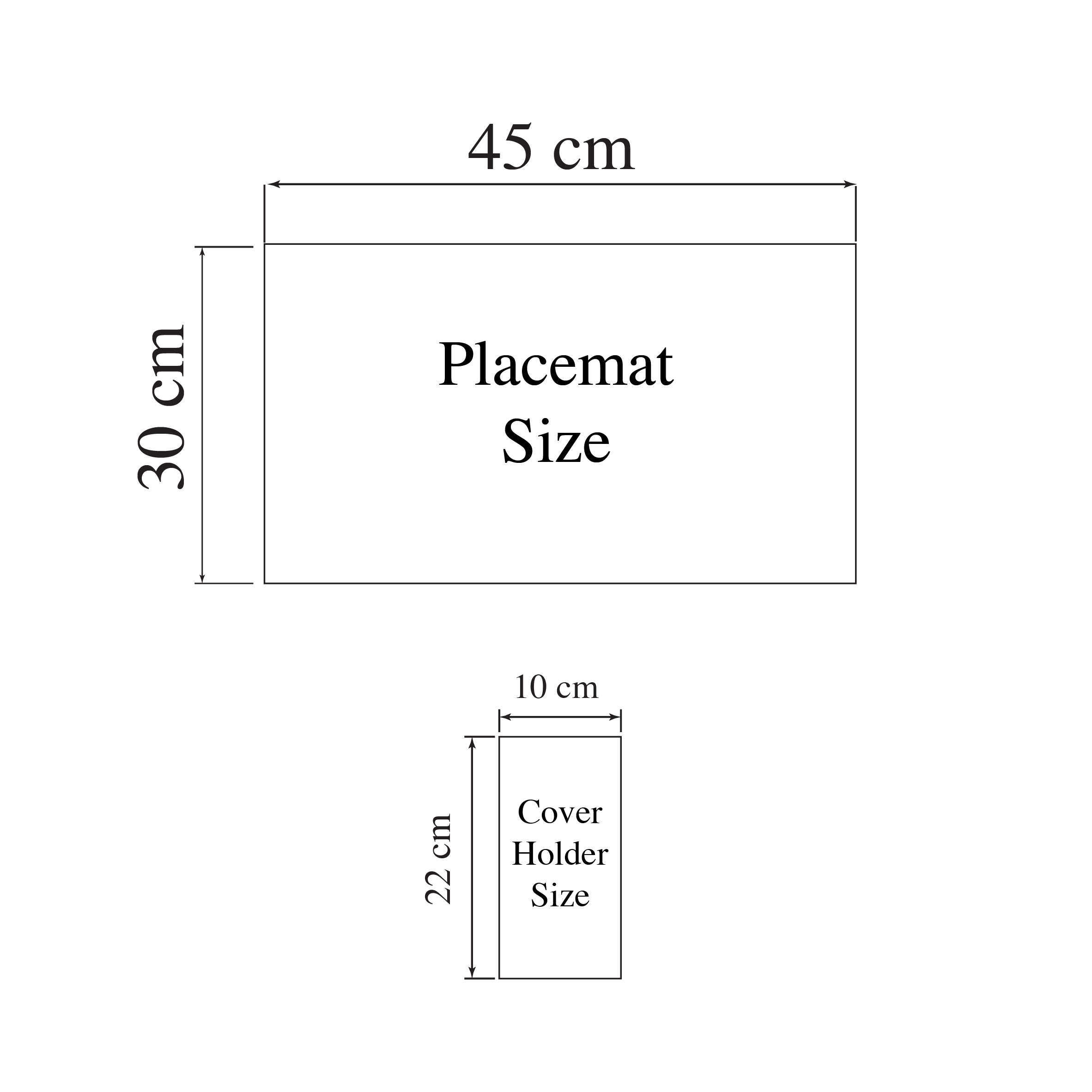 Leather Placemats & Cover holder - Havan