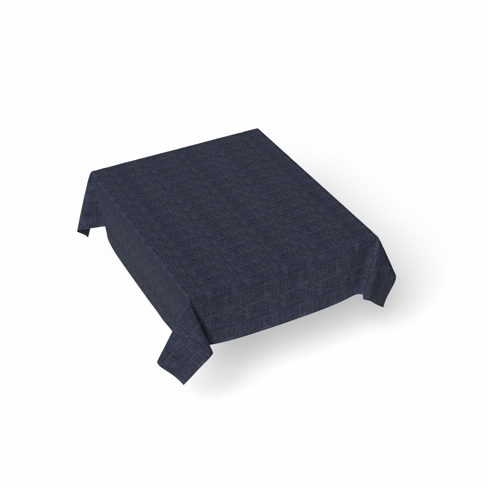 مفرش طاولة من الكتان - كحلي