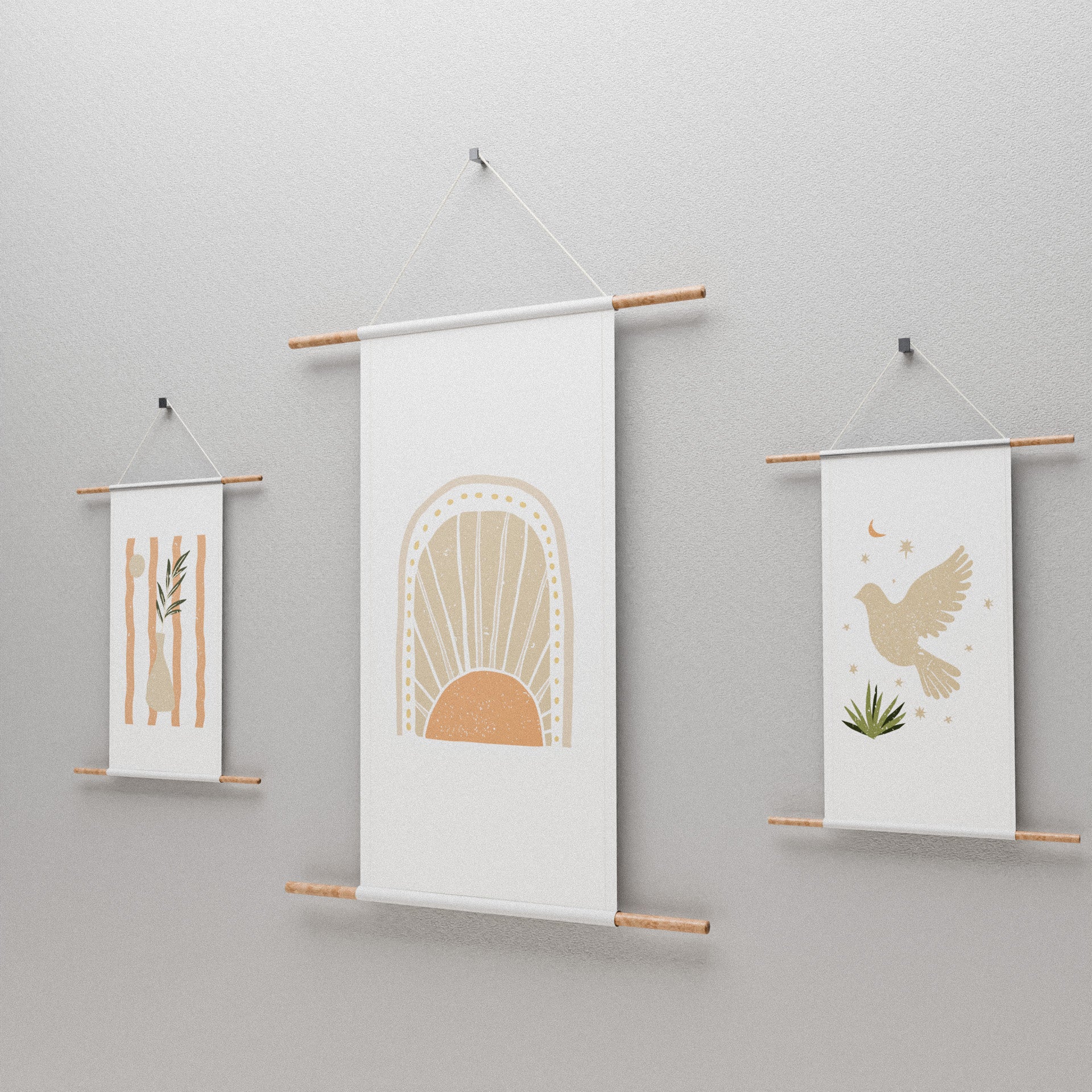 Ensemble d'affiches en tissu Arches