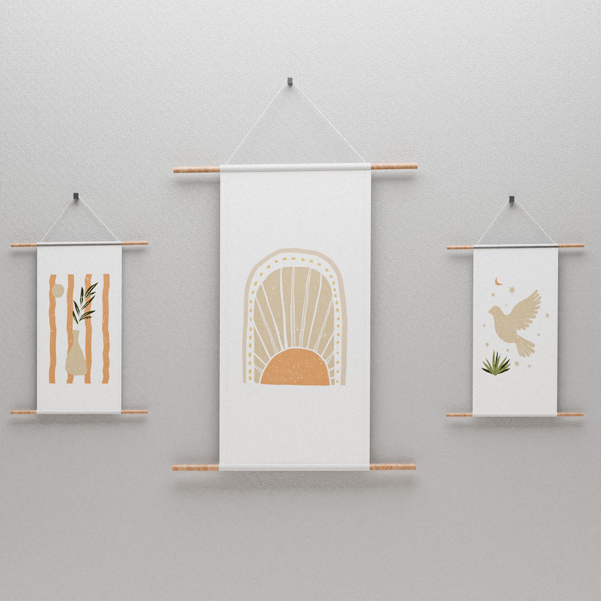 Ensemble d'affiches en tissu Arches