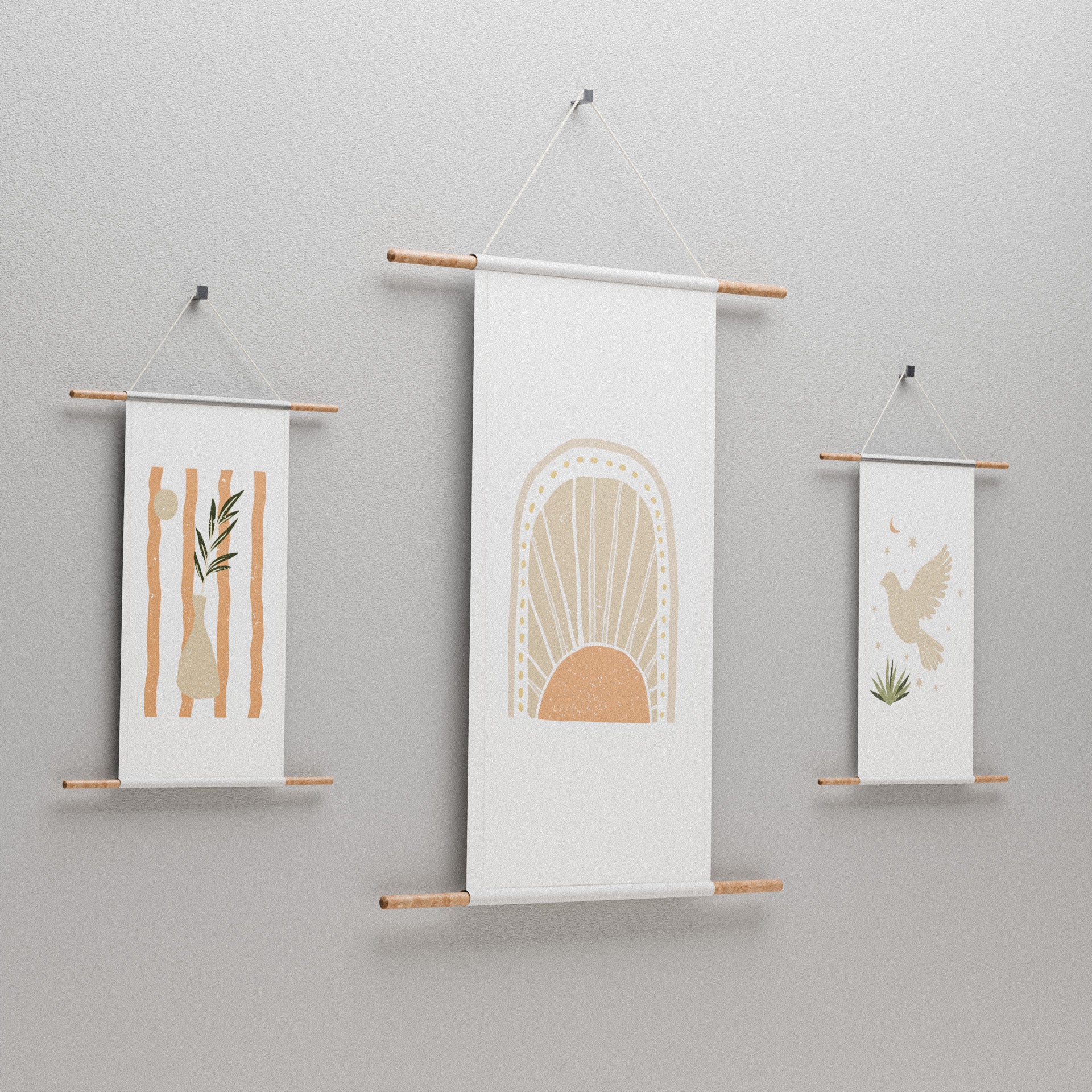 Ensemble d'affiches en tissu Arches