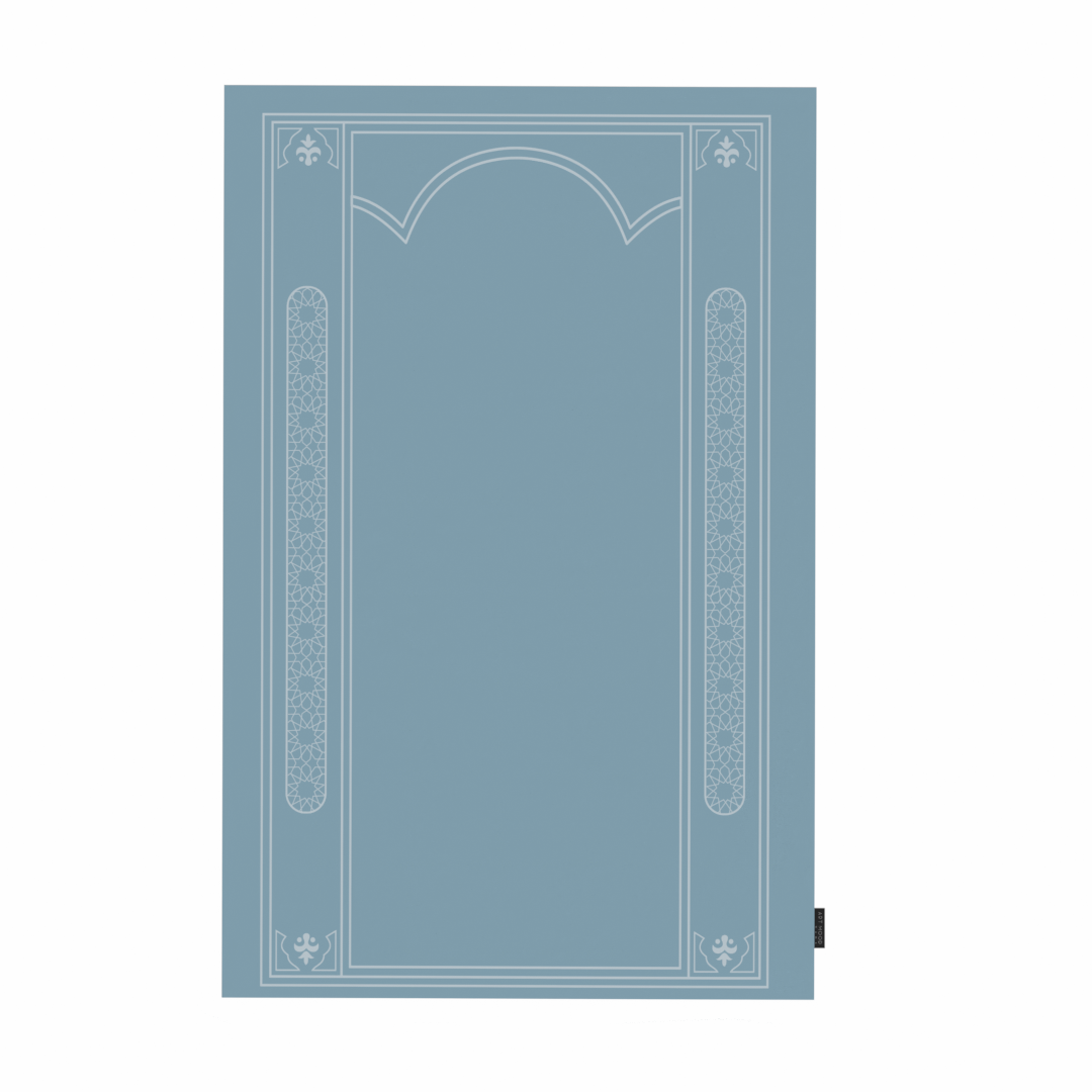 Prayer Mat Sakina Blue - Waterproof Pocket Size