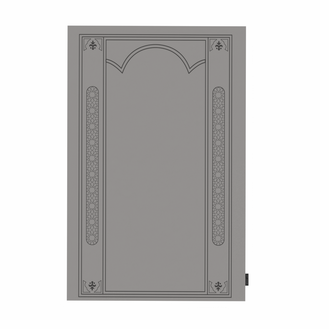 Prayer Mat Sakina Grey - Waterproof Pocket Size