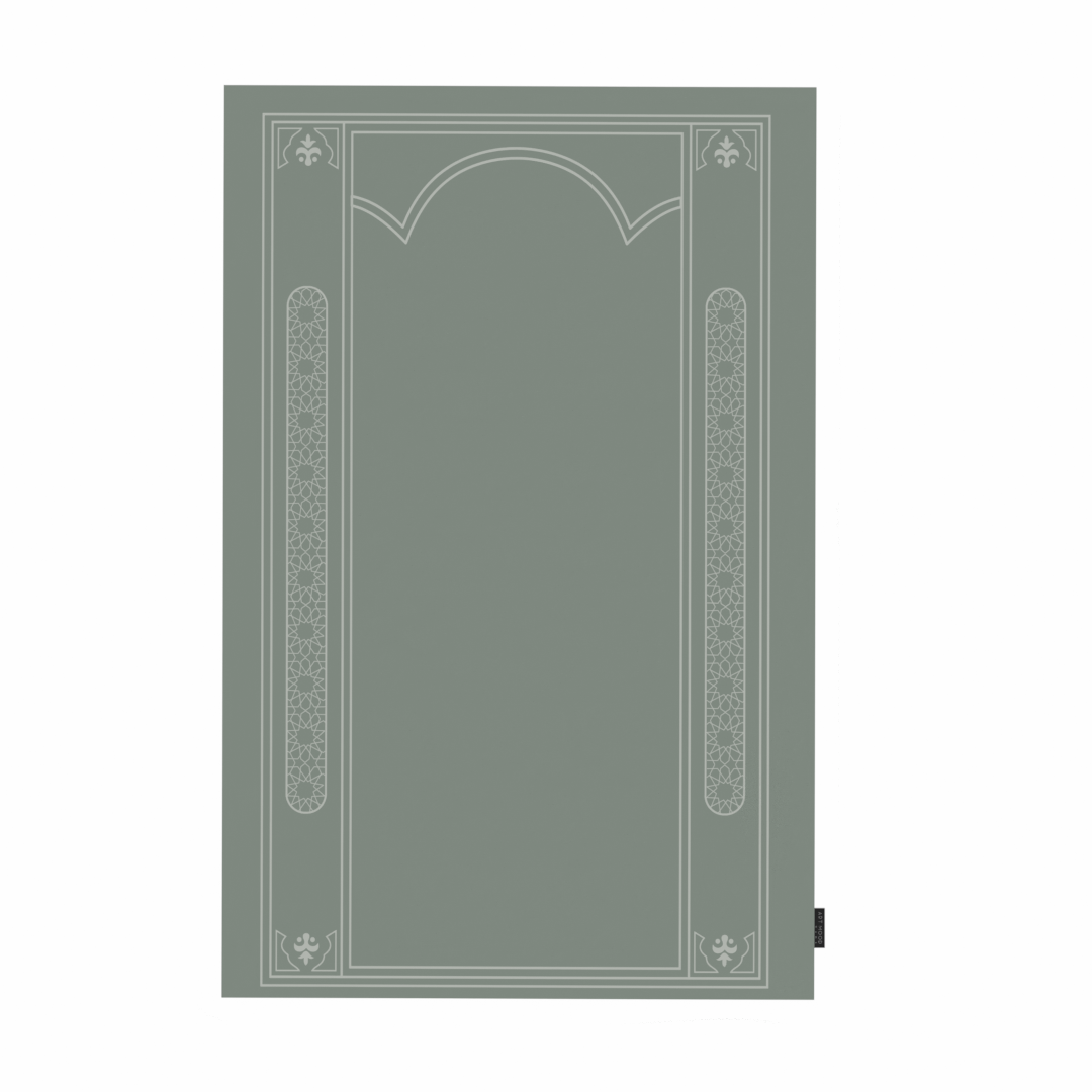 Prayer Mat Sakina Light Green - Waterproof Pocket Size