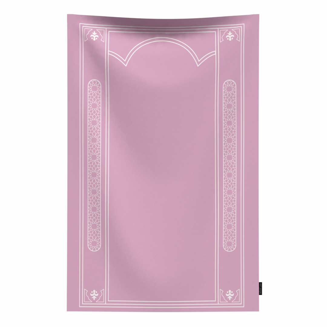 Prayer Mat Sakina Pink - Waterproof Pocket Size