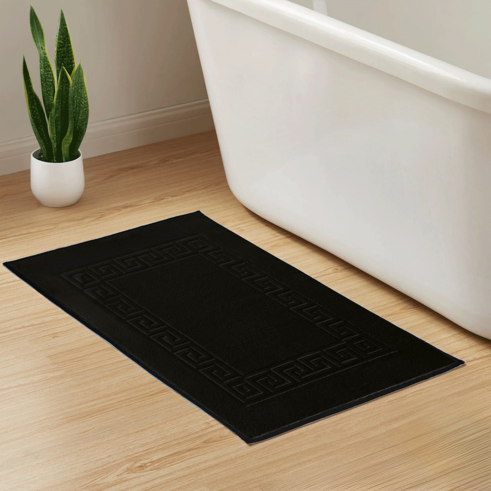 Hotel Cotton Towel Bath Mat - White 850GSM