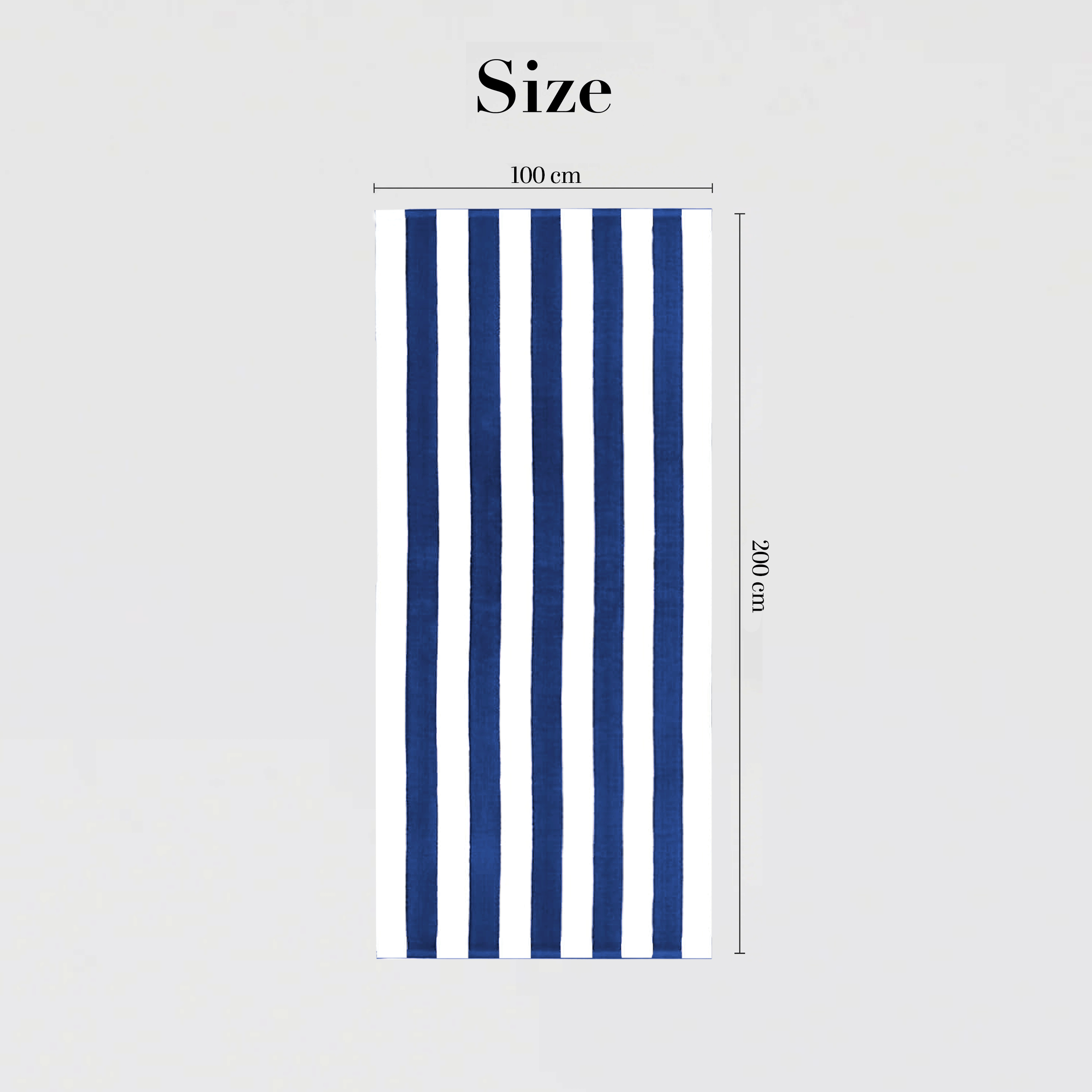 Hotel Cotton Oversized Heavy Beach Towel - 1000gm