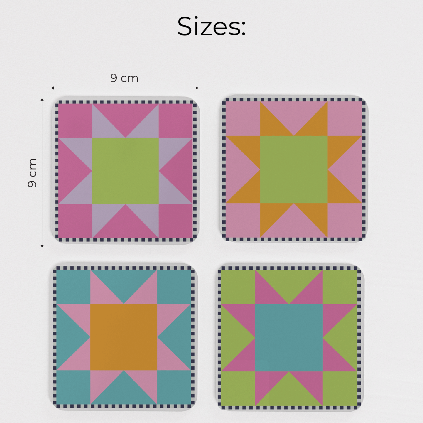 Stars - Acrylic Coaster Set