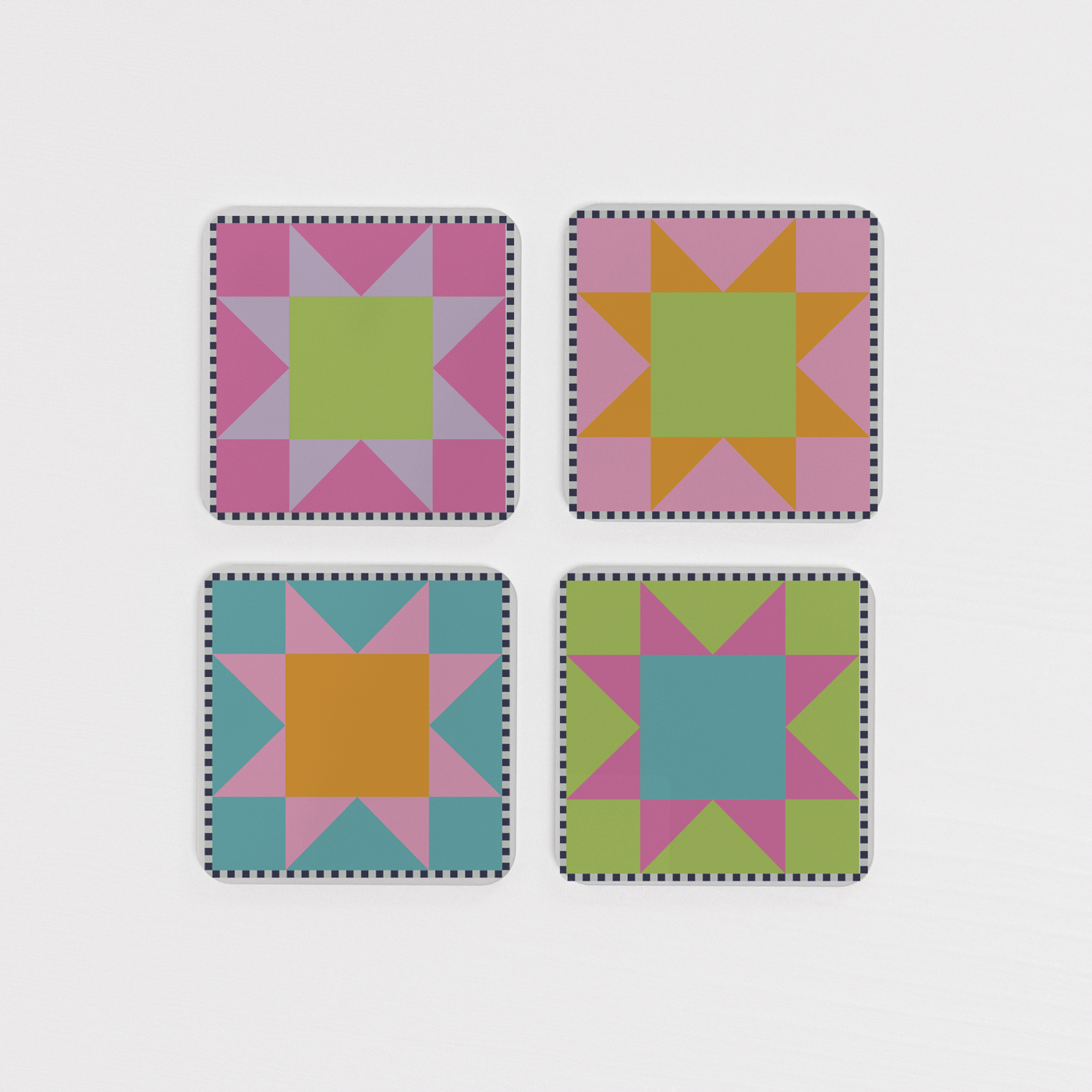 Stars - Acrylic Coaster Set