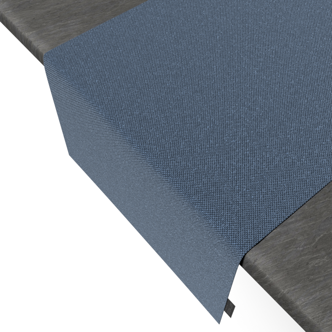 Tapis de Passage en Lin - Bleu