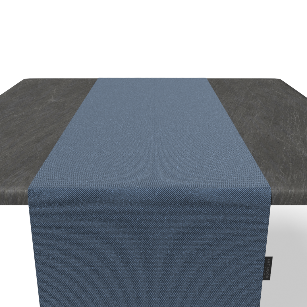 Tapis de Passage en Lin - Bleu