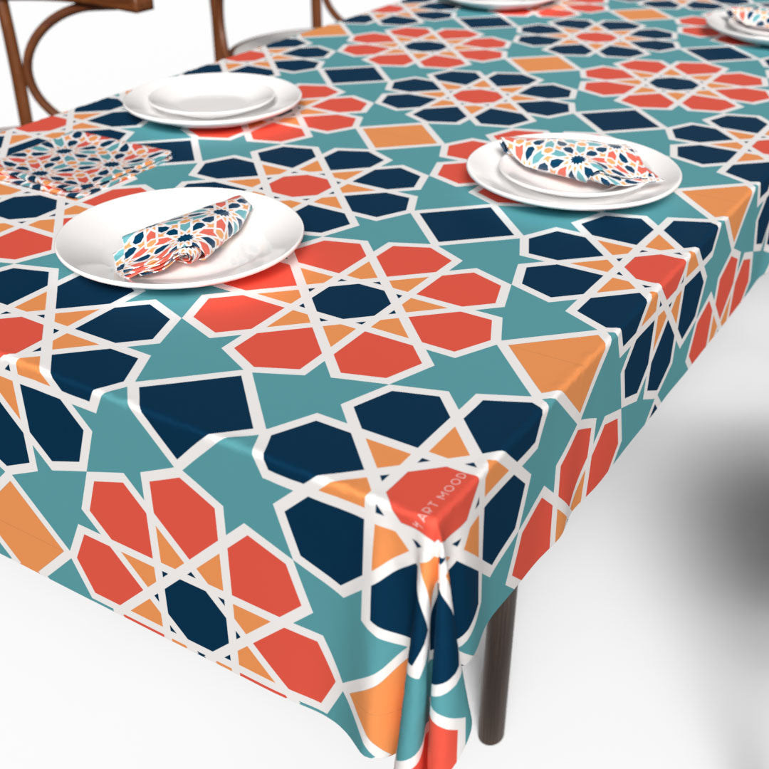 Arabesque 2 Tablecloth & Napkins Set