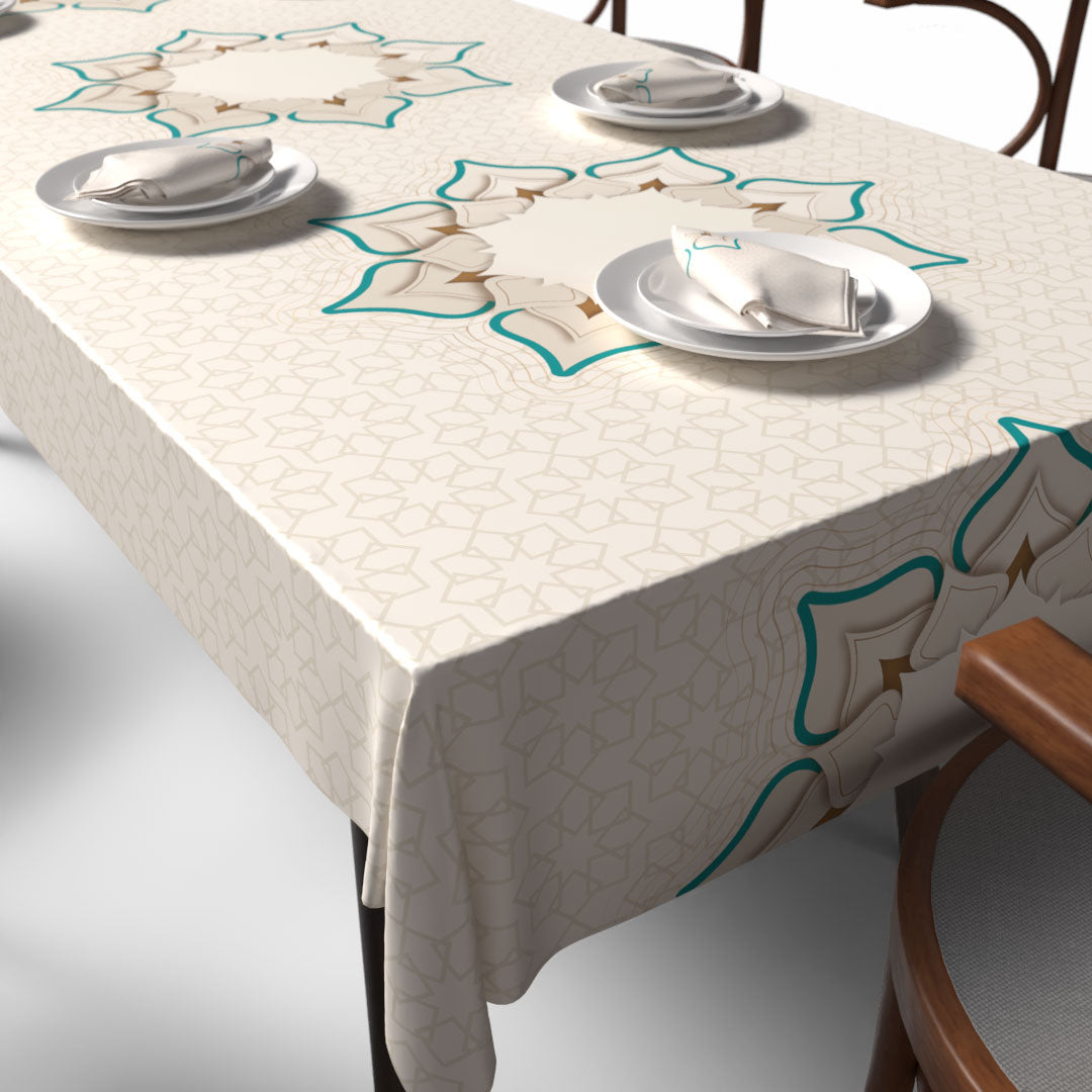 طقم مفارش الطاولة + المناديل القماشية - دره