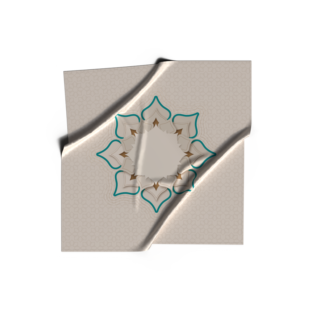 طقم مفارش الطاولة + المناديل القماشية - دره