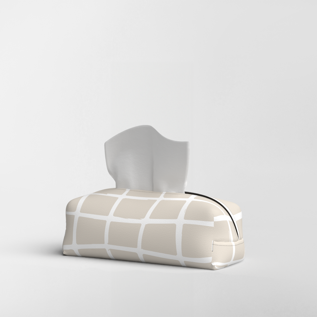 علبة مناديل - قماش - هاڤين