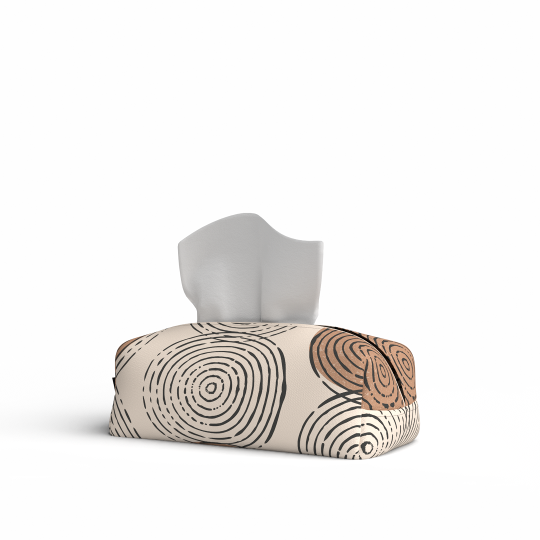 Tissue Box - Fabric - Rounds