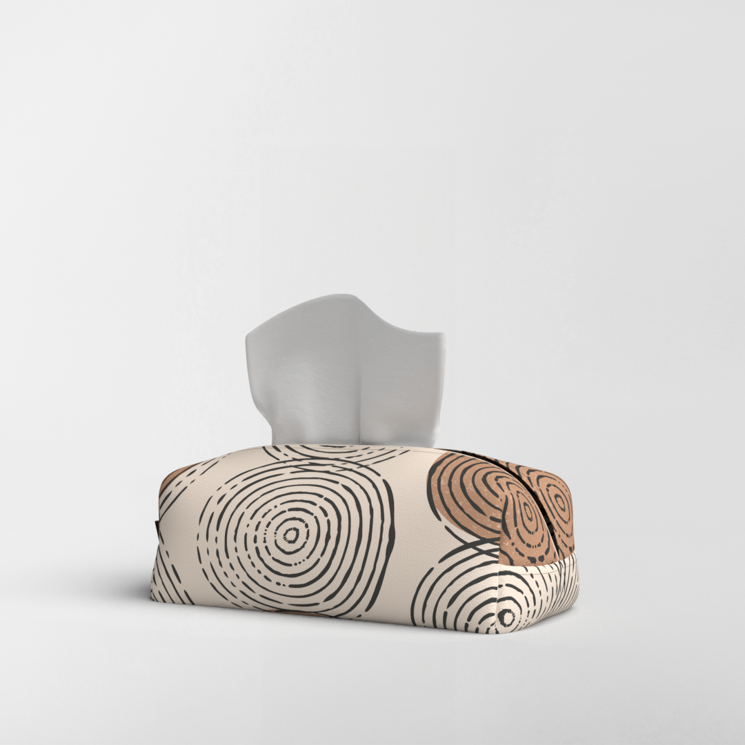 Tissue Box - Fabric - Rounds