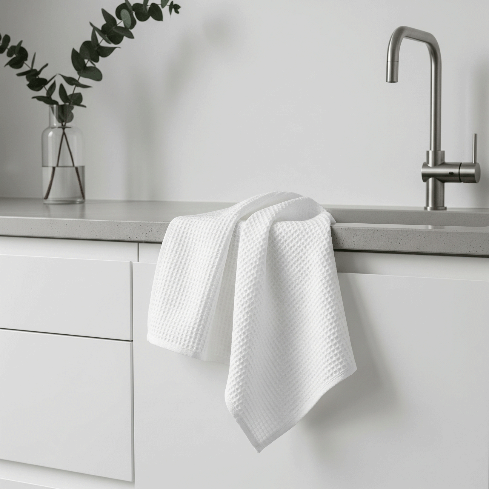 Kitchen Towel - Waffle Weave Cotton - Large