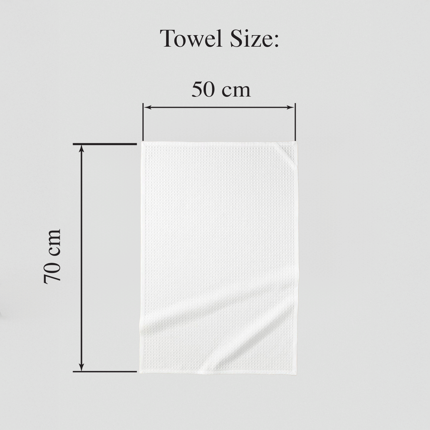 Kitchen Towel - Waffle Weave Cotton - Large