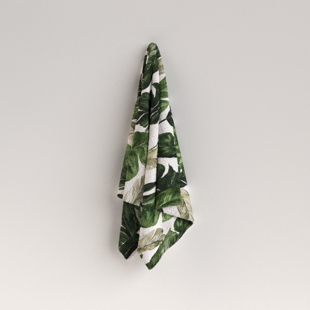 Richy Leaf Beach Towel & Coverup - Lightweight