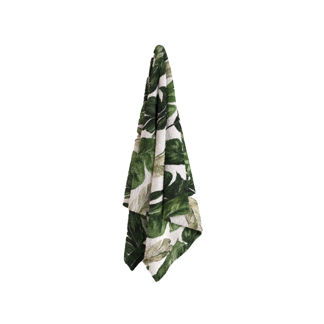 Richy Leaf Beach Towel & Coverup - Lightweight